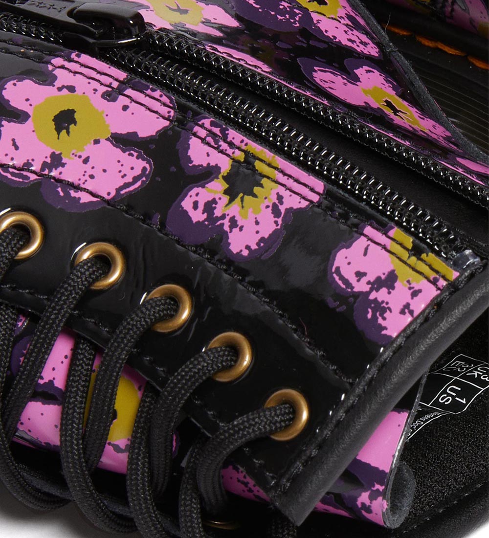 Dr. Martens Støvler - 1460 J Pansy Fayre - Sort/Pink