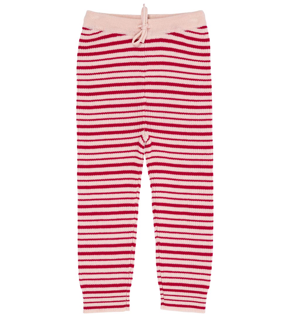Copenhagen Colors Leggings - Uld - Soft Pink/Burgundy