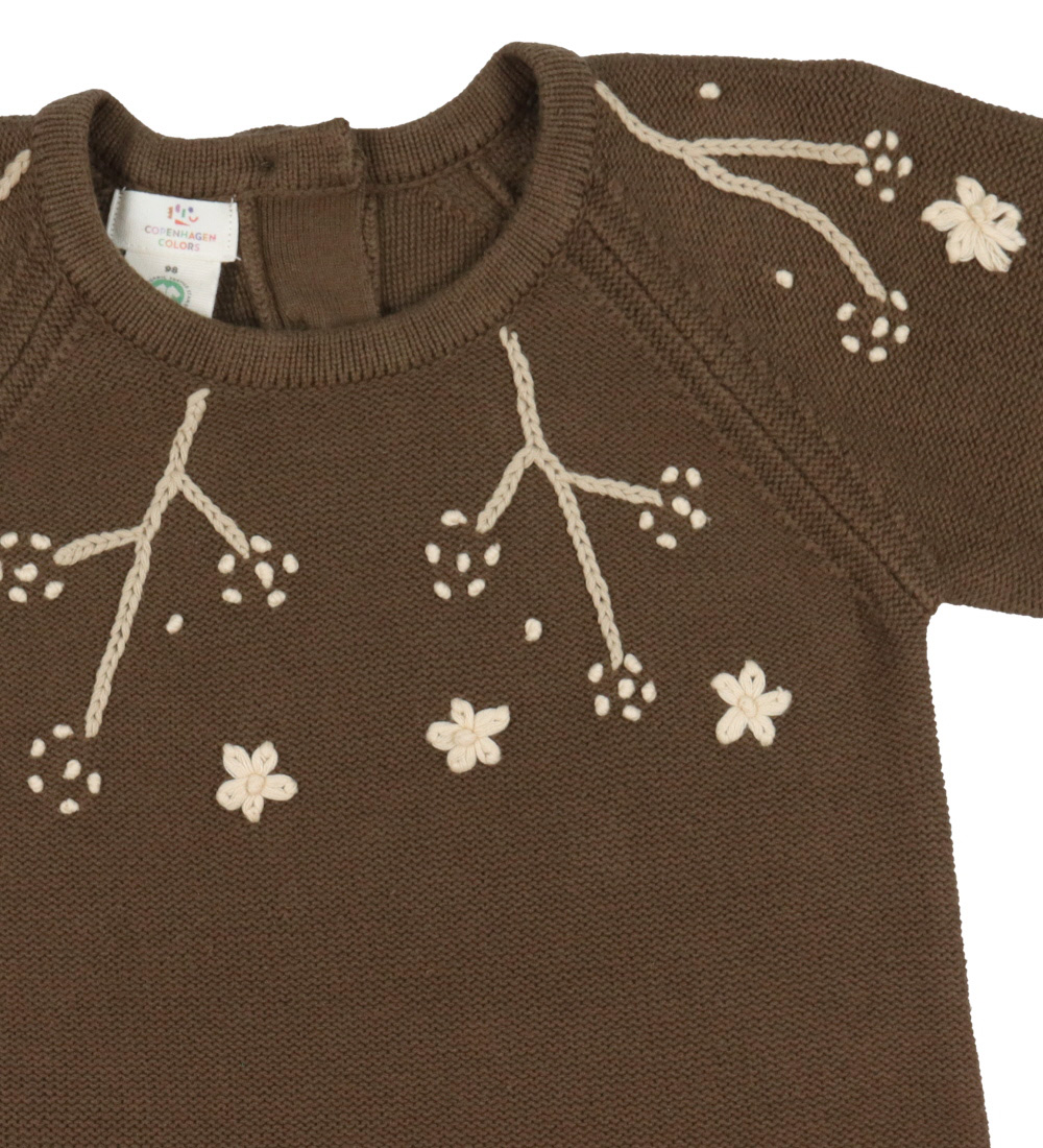Copenhagen Colors Kjole - Strik - Dark Brown