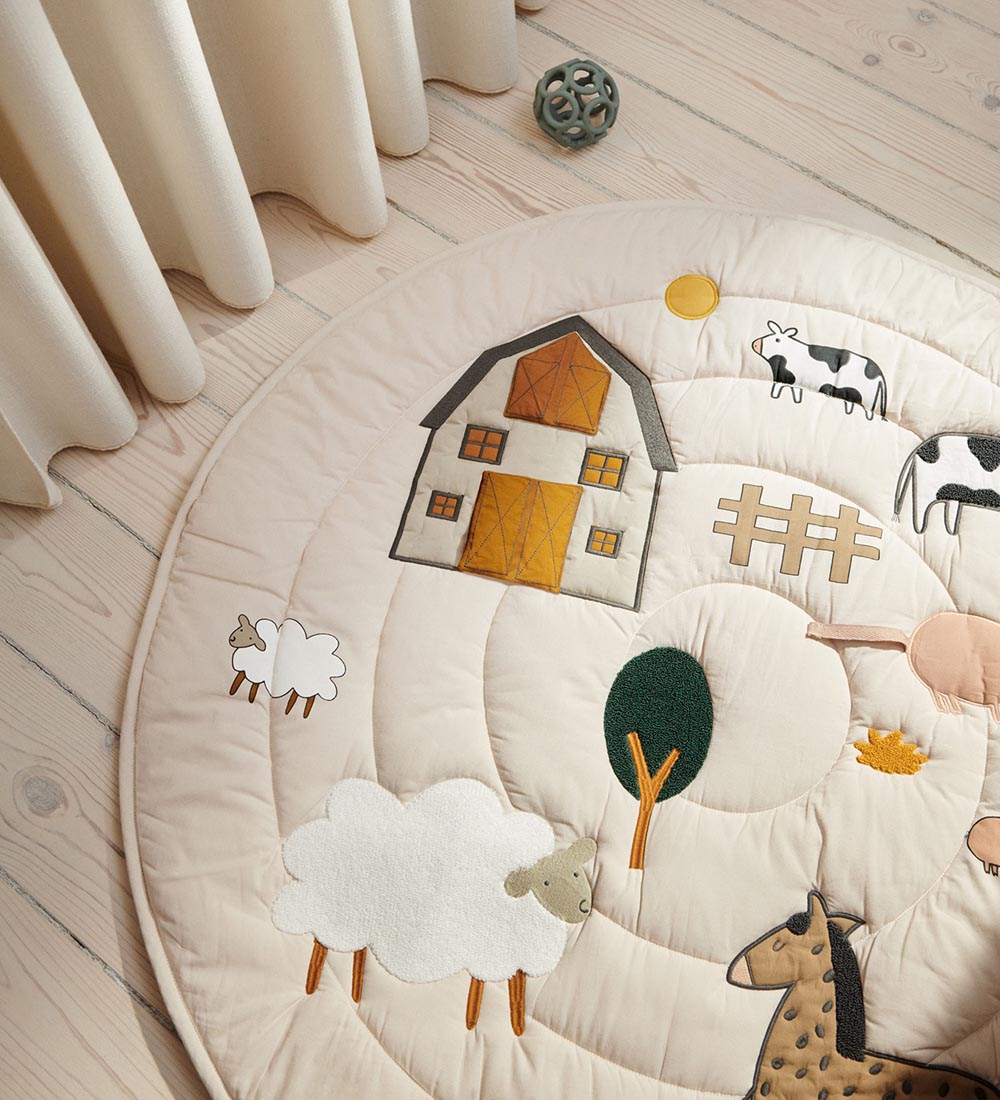 Liewood Aktivitetstæppe - 100 cm - Gitta - Farm/Sandy