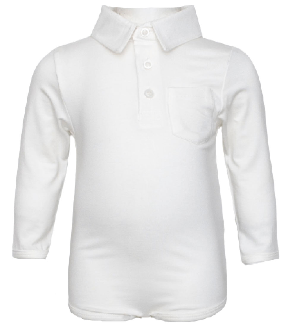 Little Wonders Skjortebody l/æ - David - Off White