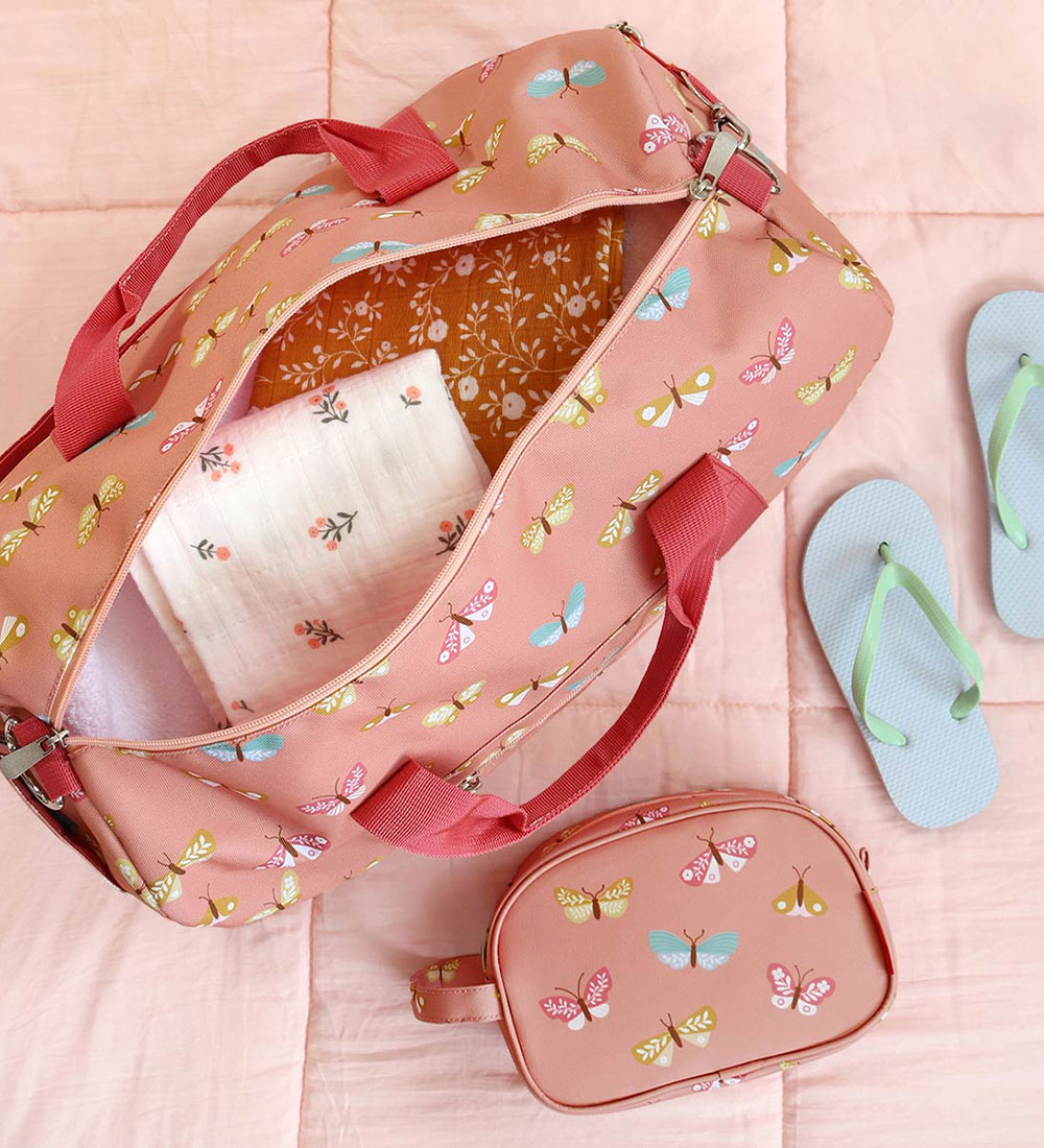 A Little Lovely Company Weekendtaske - 26 L - Butterflies