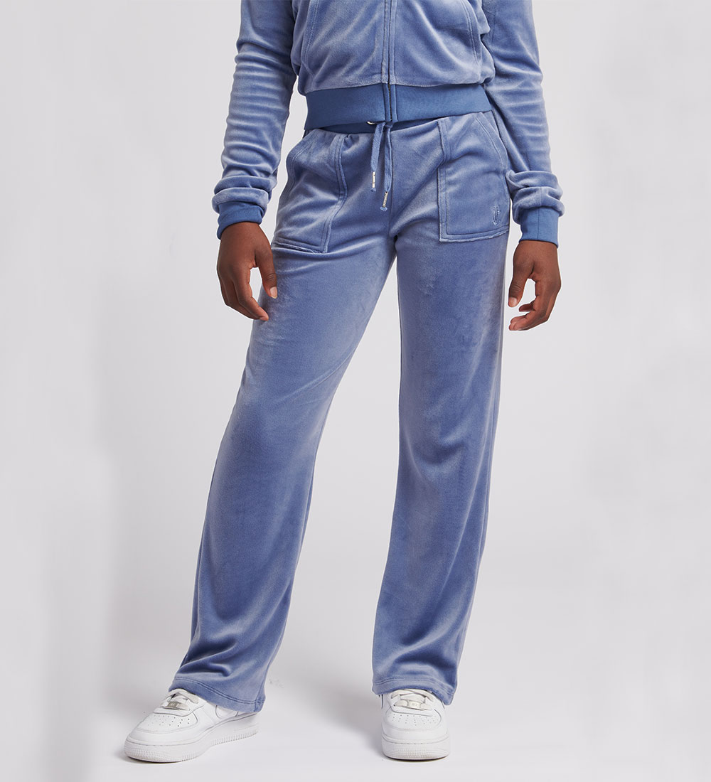 Juicy Couture Velourbukser - Grey Blue