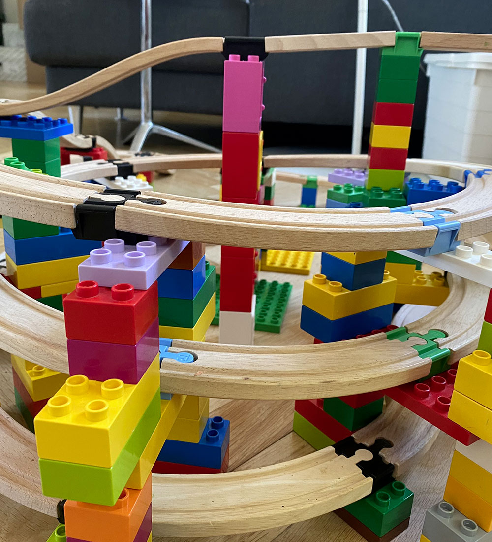 Toy2 Track Connectors - 56 Dele - Builder Set XL + Slopes og Arc