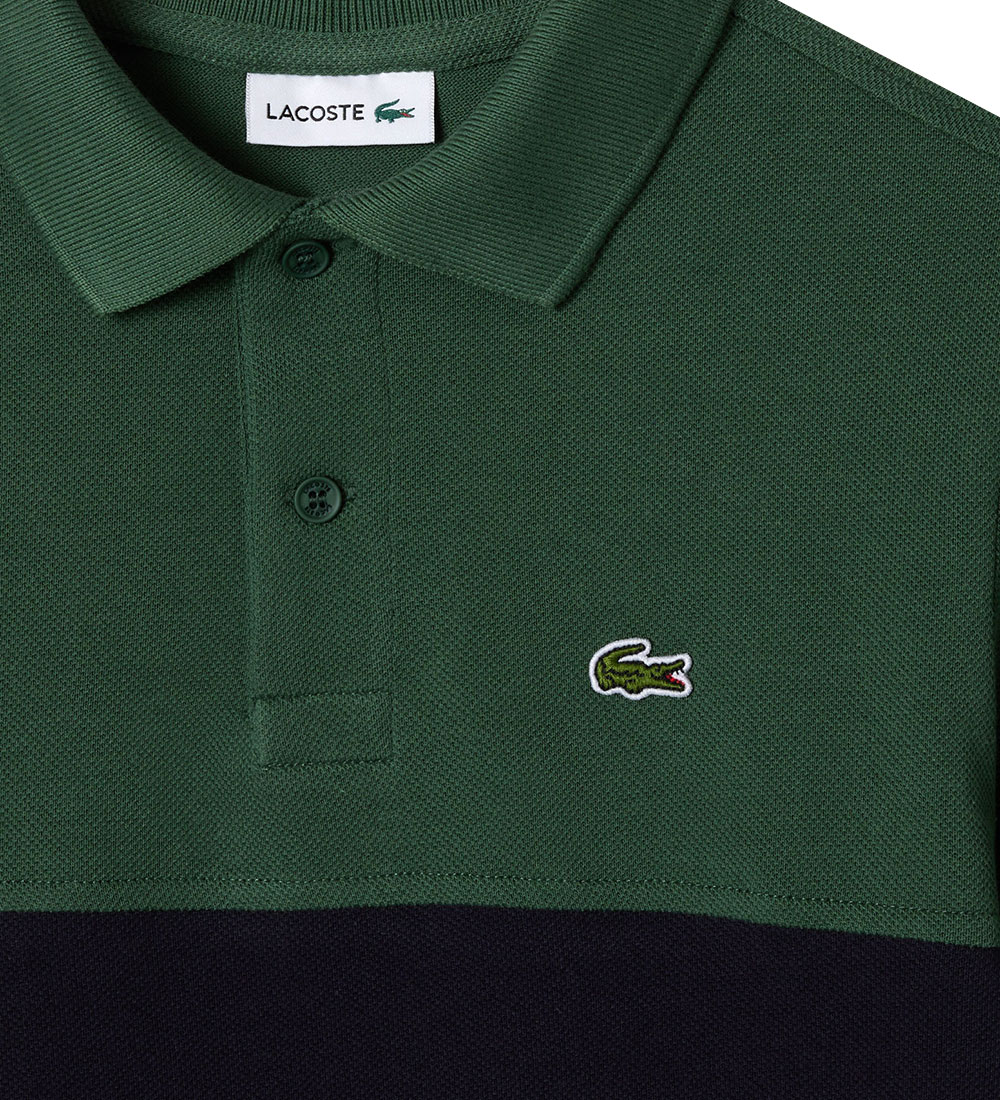 Lacoste Polo - Navy/Grn