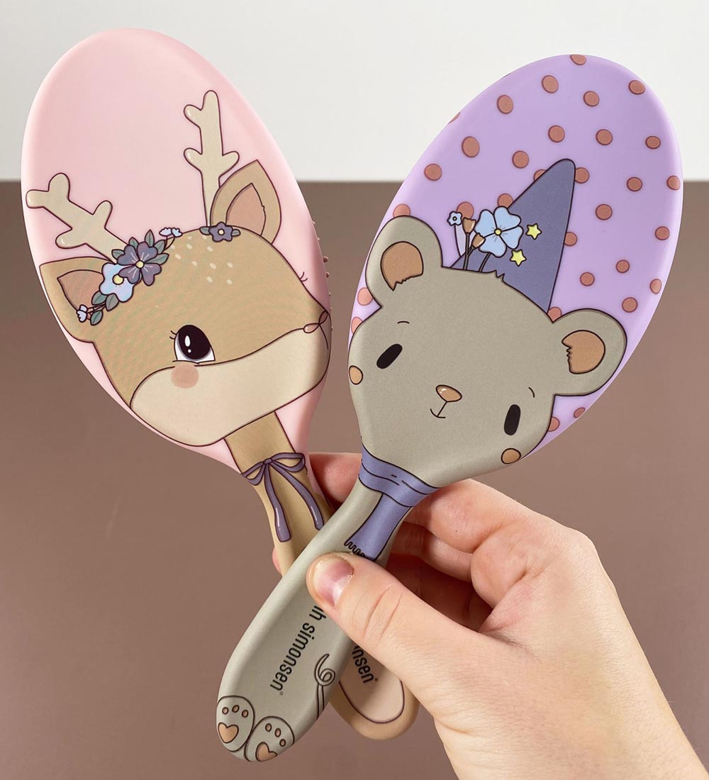 HH Simonsen Hårbørste - Wonder Brush Kids - Reindeer