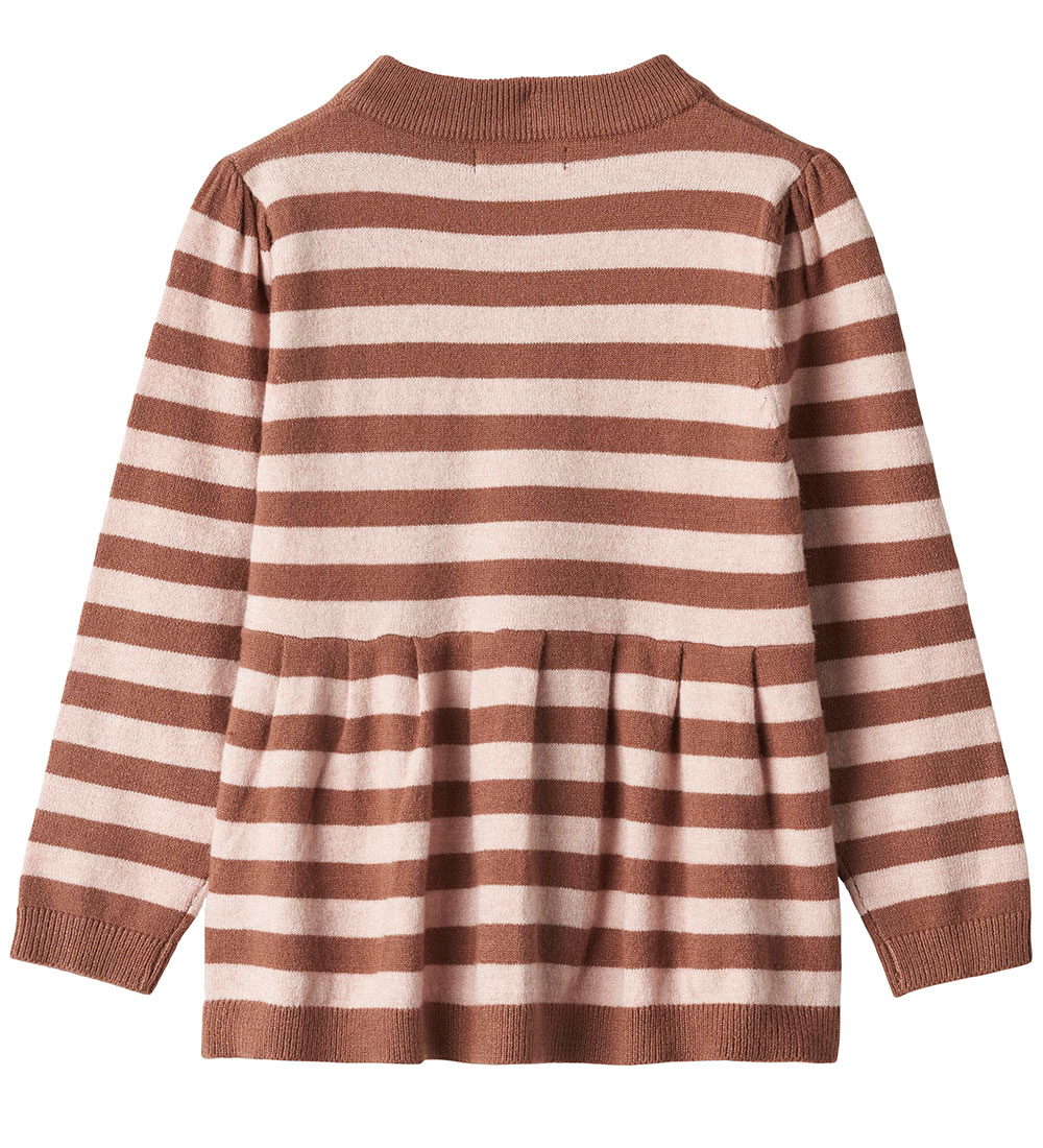 Fliink Bluse - Strik - Viskose - Alilly - Carob Brown/Peach Whip