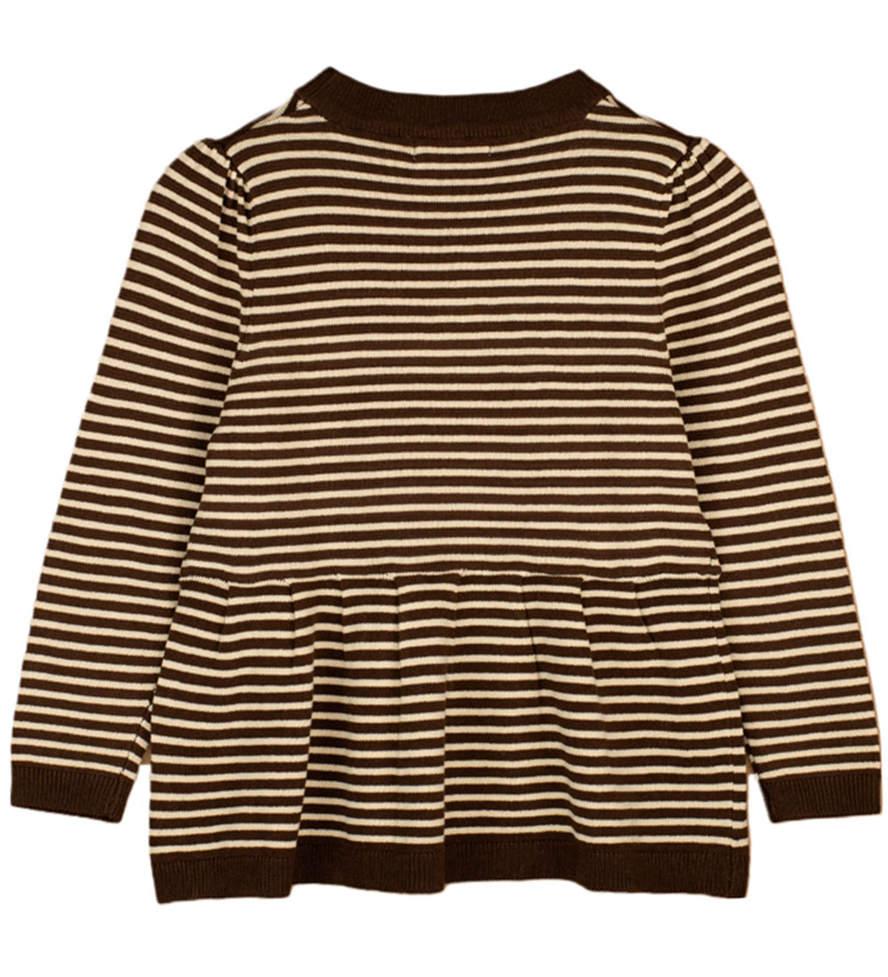 Fliink Bluse - Strik - Viskose - Favo Peplum - Chicory Coffee/Sa