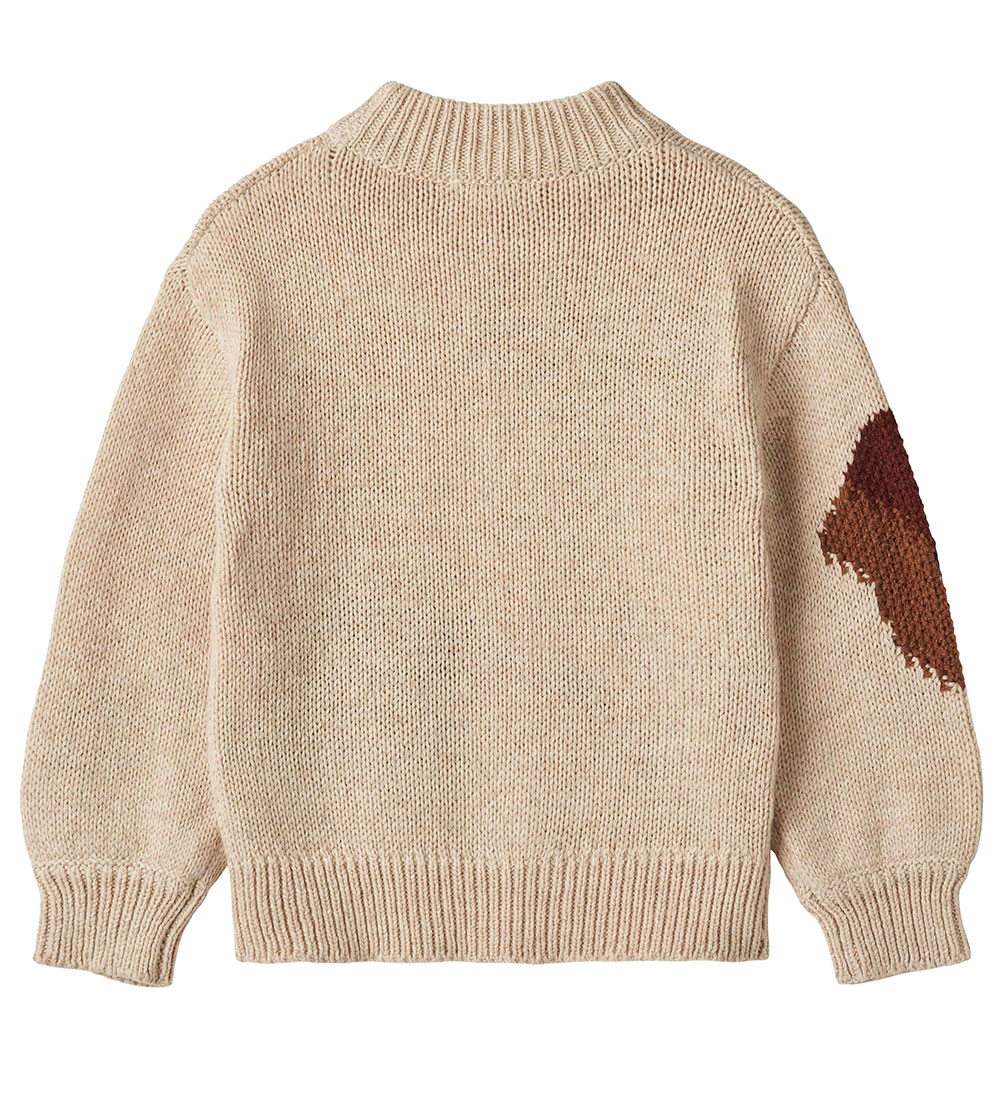Fliink Bluse - Strik - Bloom - Sandshell
