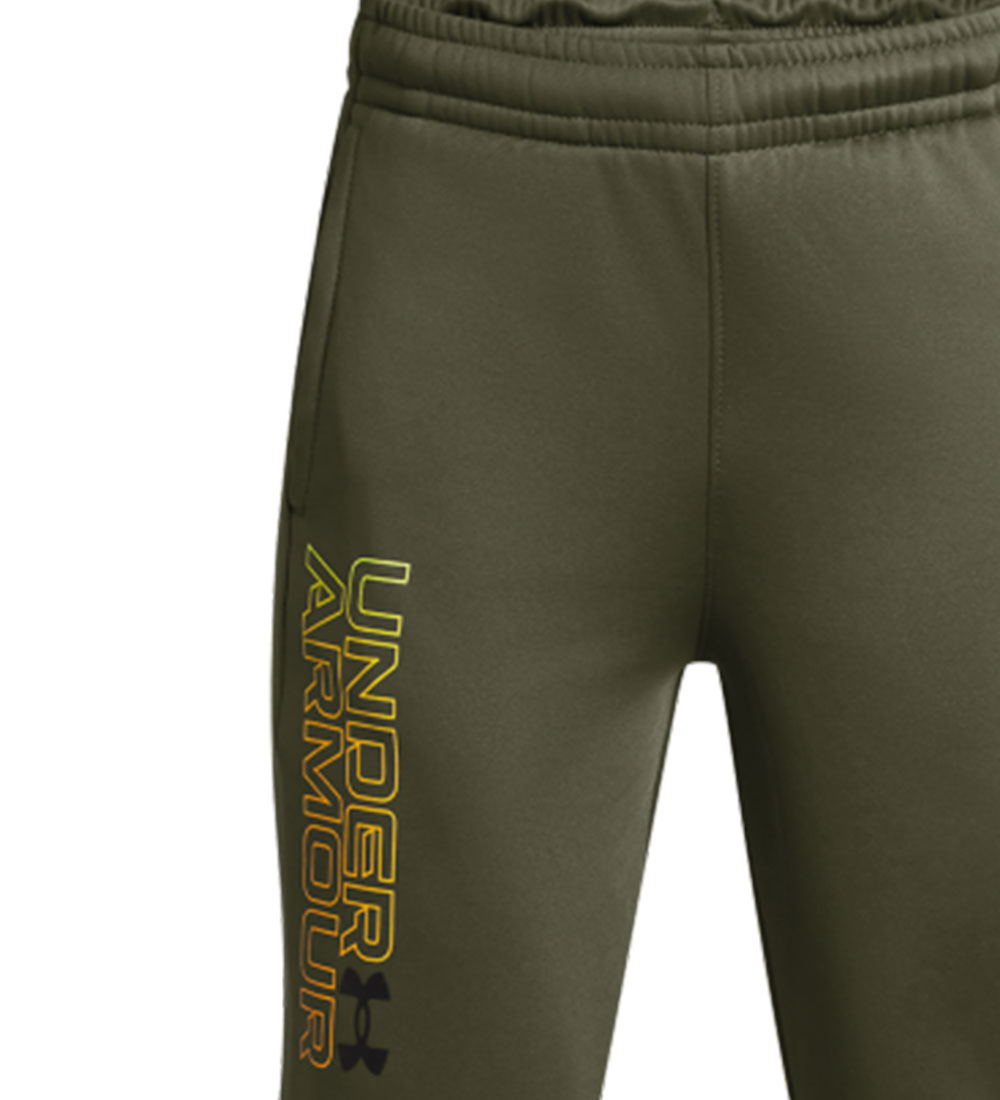 Under Armour Sweatpants - Fleece Graphic - Marine OD Green