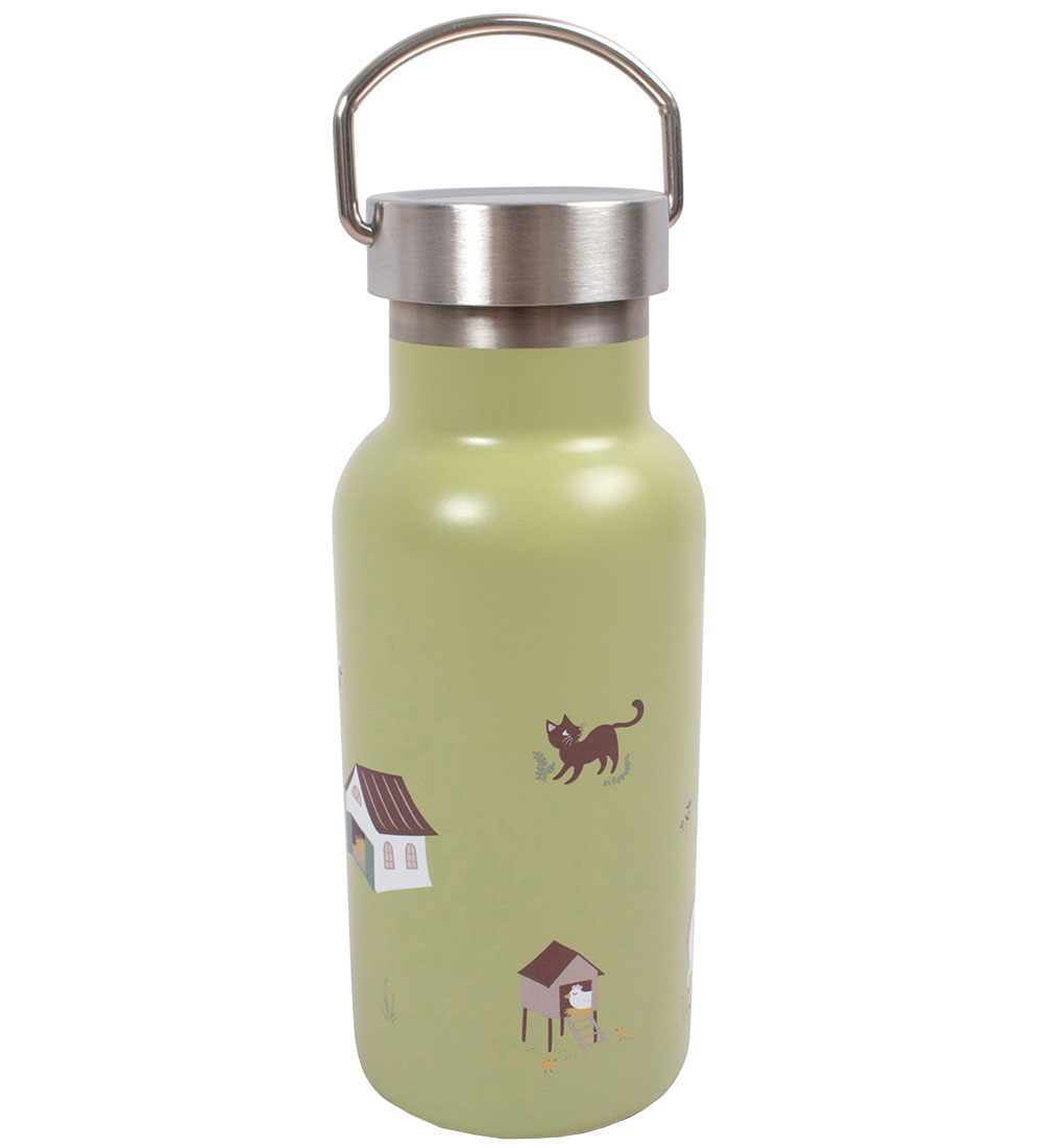 Filibabba Termoflaske - Magic Farm - 350 ml - Grøn