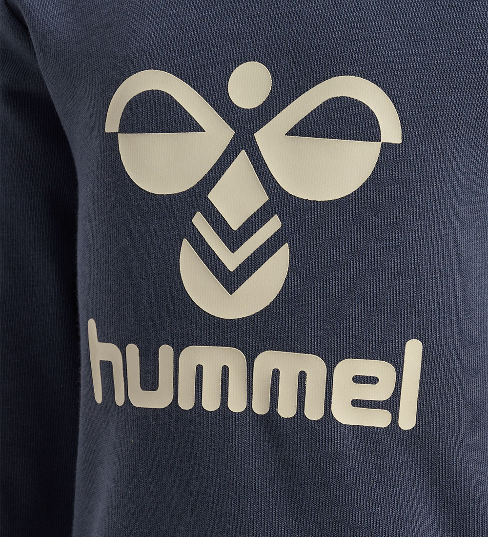 Hummel Sweatsæt - hmlArine - Ombre Blue m. Logo