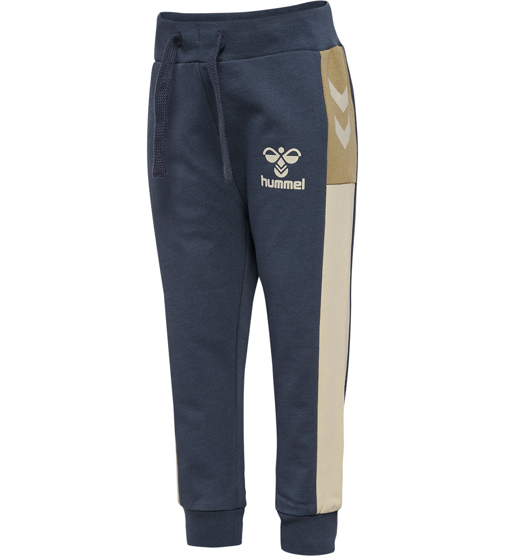 Hummel Sweatpants - hmlSkye - Ombre Blue m. Beige