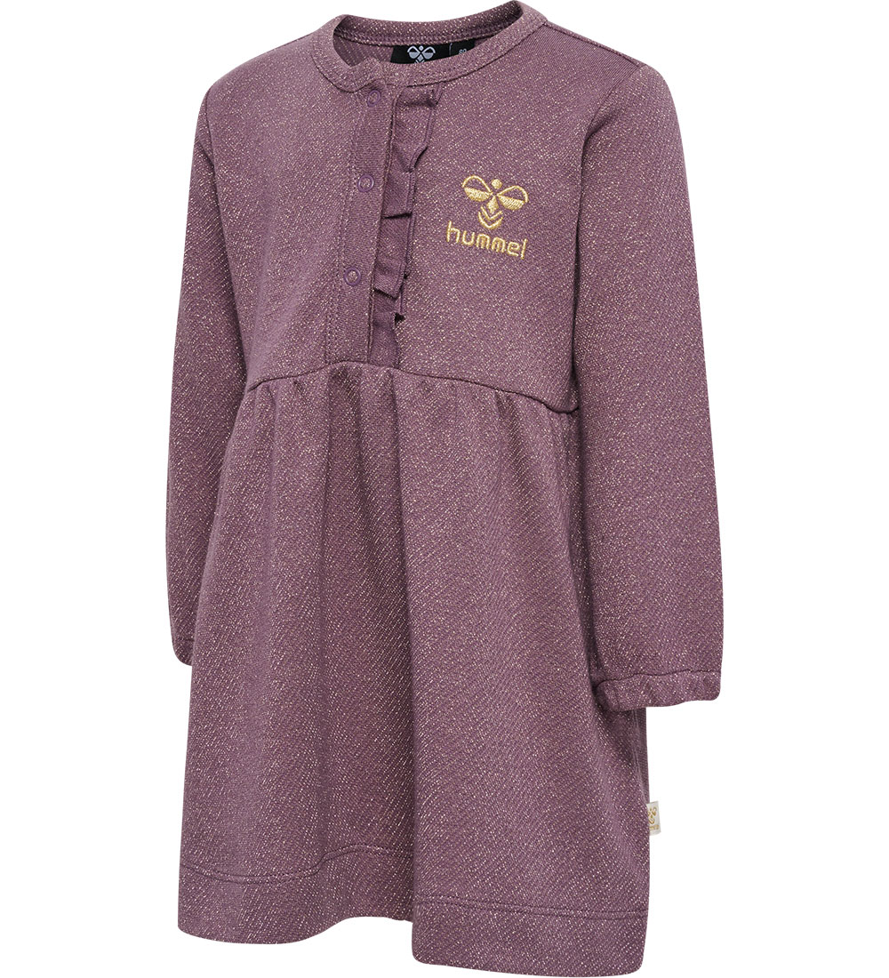 Hummel Kjole - hmlLissa - Arctic Dusk m. Guldglimmer