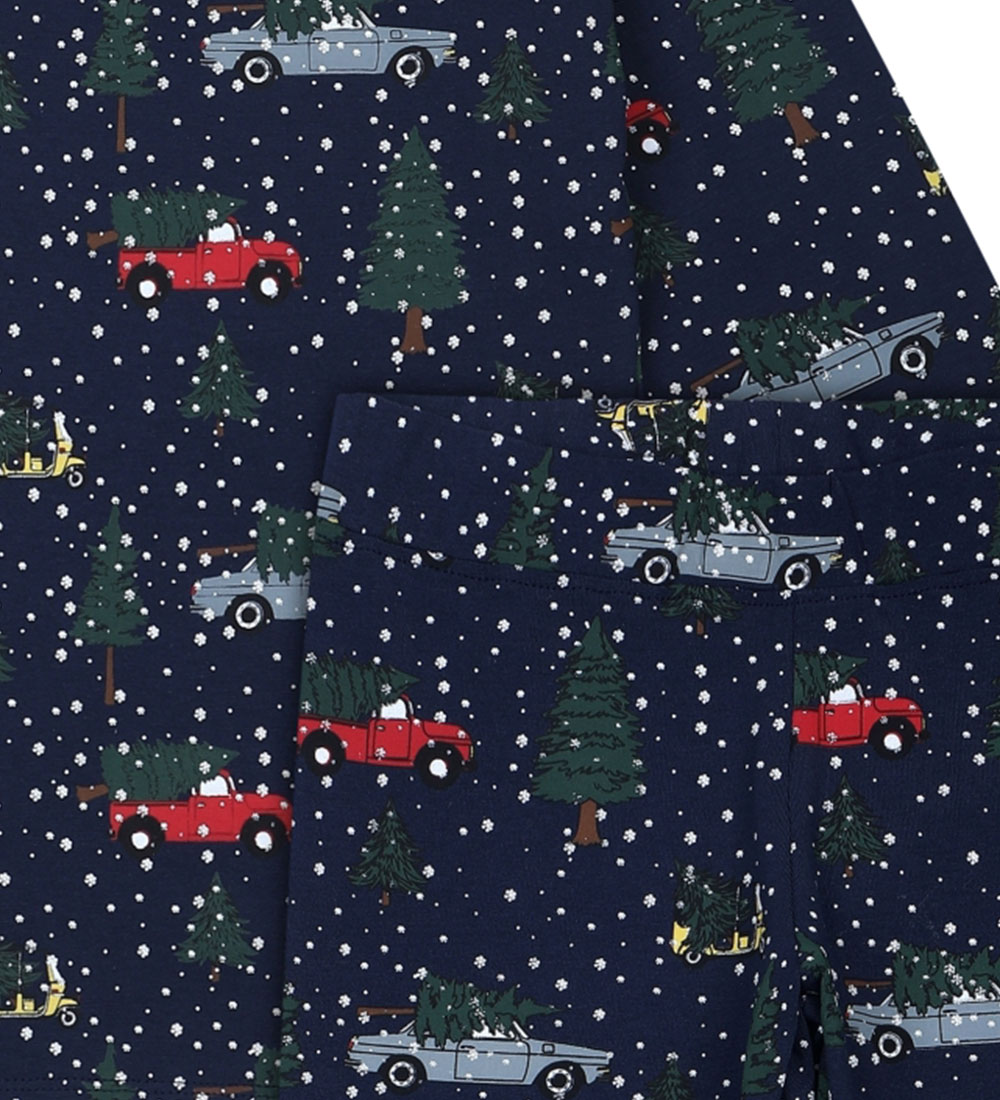 The New Nattøj - TnHoliday - Navy Blazer m. Print