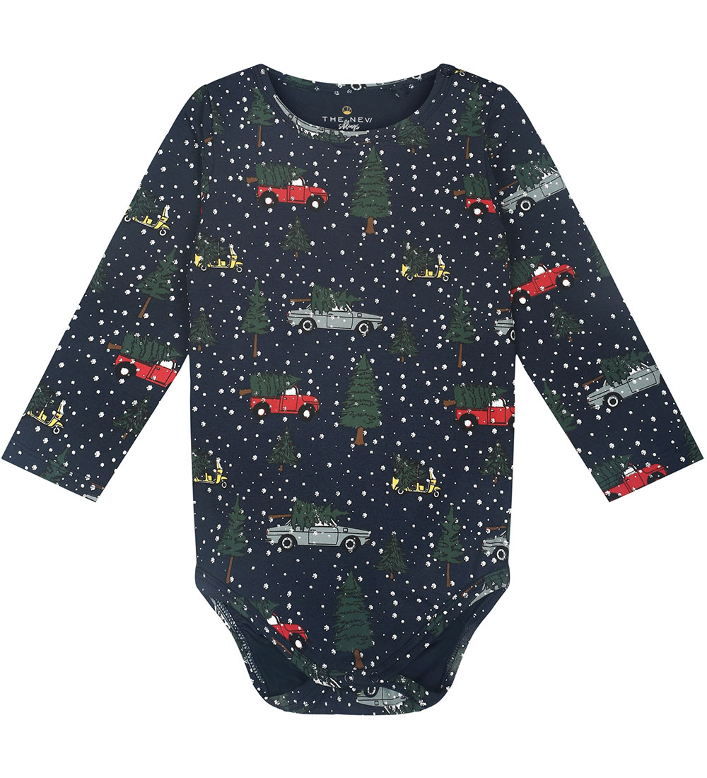 The New Siblings Body l/æ - TnsHoliday - Navy Blazer m. Print