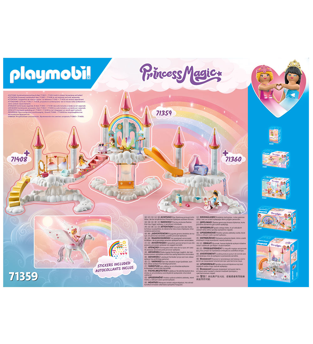 Playmobil Princess Magic - Himmelsk Regnbueslot - 71359 - Lys -