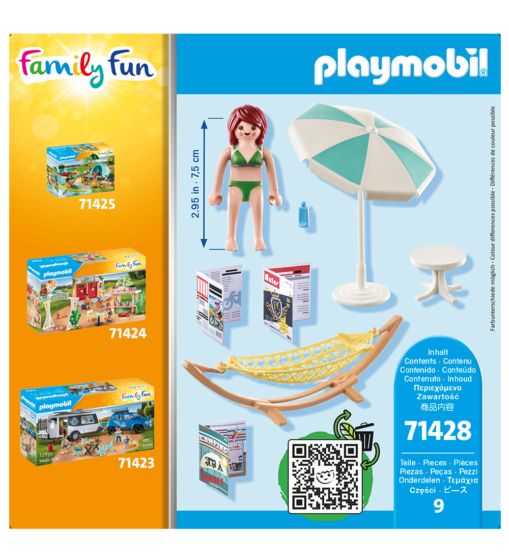 Playmobil Family Fun - Hængekøje - 71428 - 9 Dele