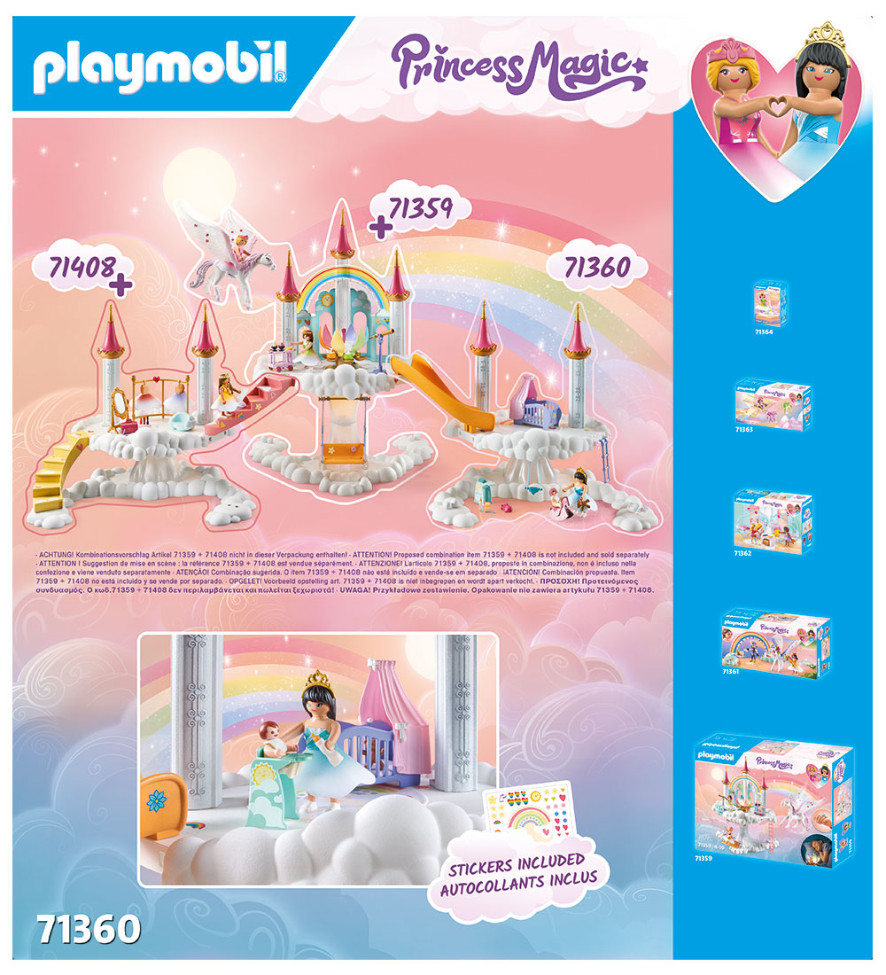 Playmobil Princess Magic - Himmelsk Babysky - 71360 - 63 Dele