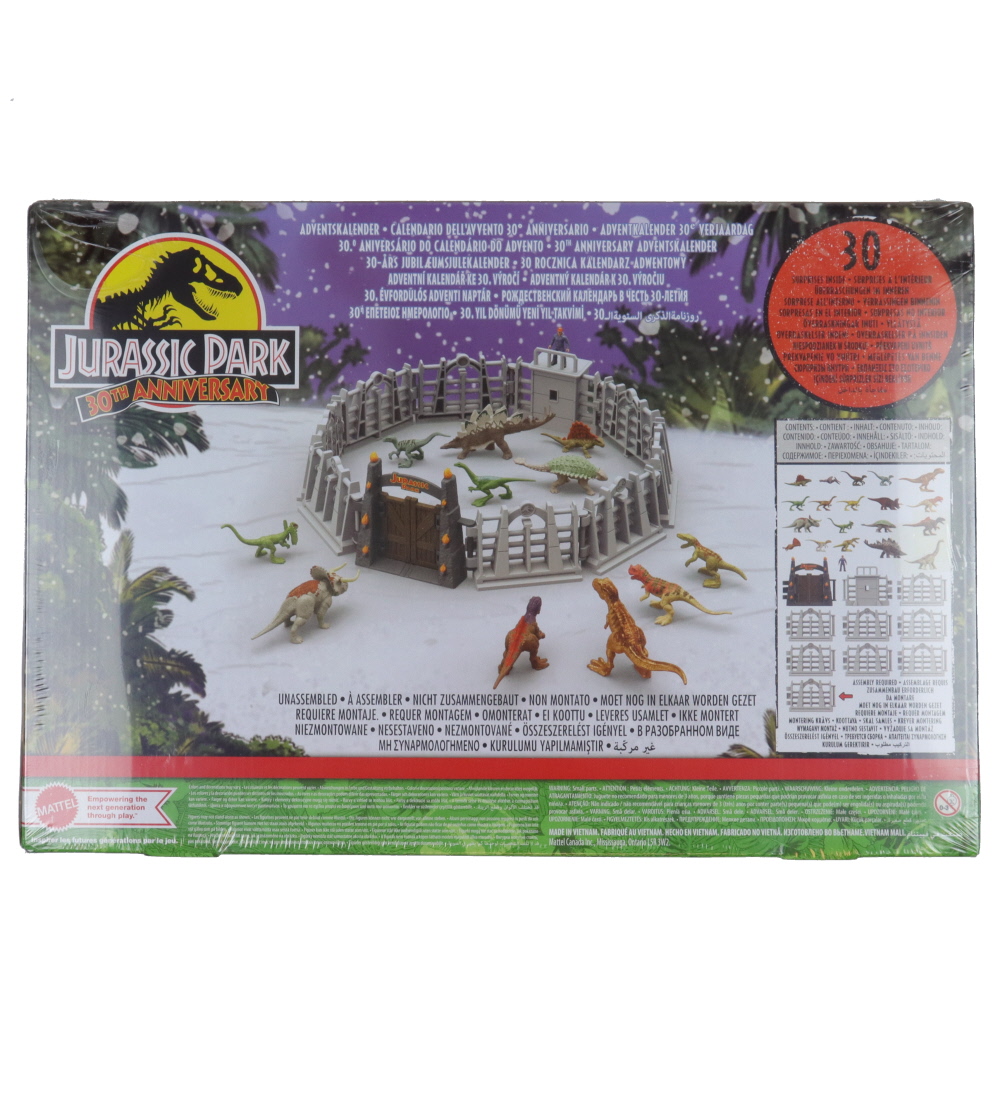 Jurassic Park Minis Julekalender - 24 Låger