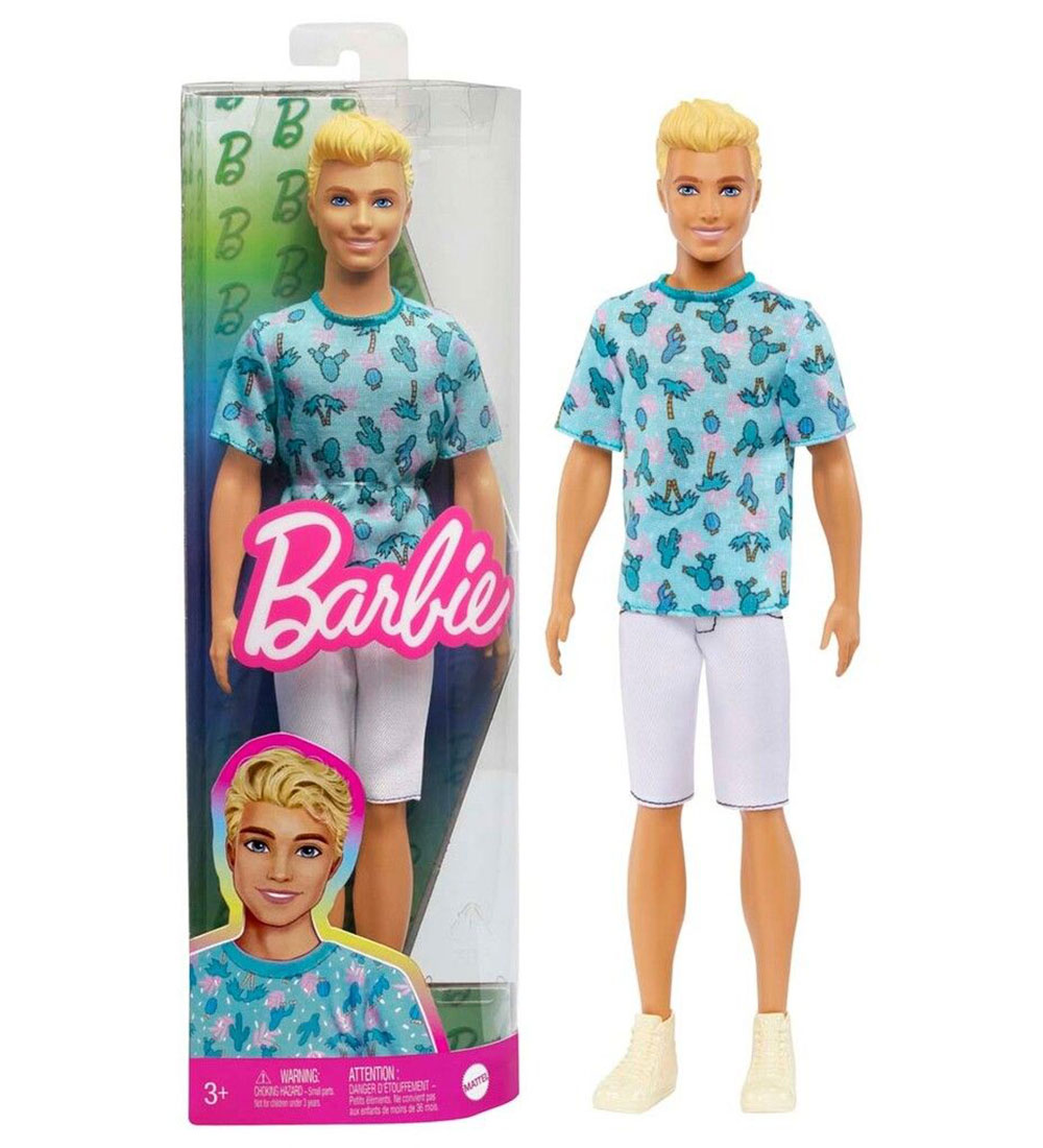 Barbie Dukke - 30 cm - Fashionista Ken Blue Shirt