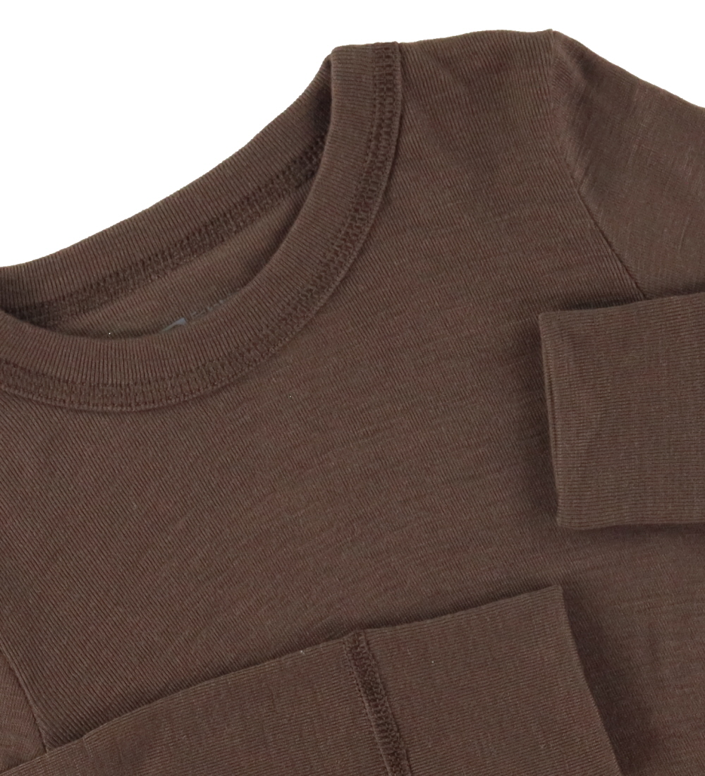 Katvig Bluse - Uld - Brun