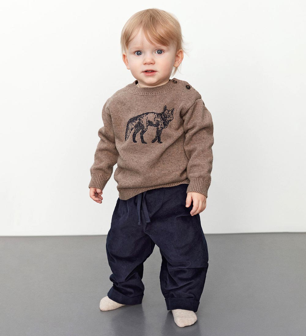 Petit by Sofie Schnoor Fløjlsbukser - Dark Blue