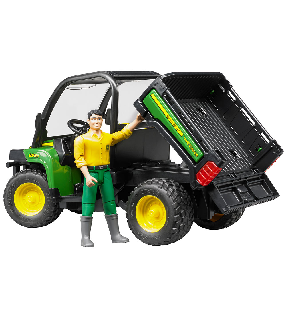 Bruder Bil - John Deere Gator XUV 855D m. Fører - 02490