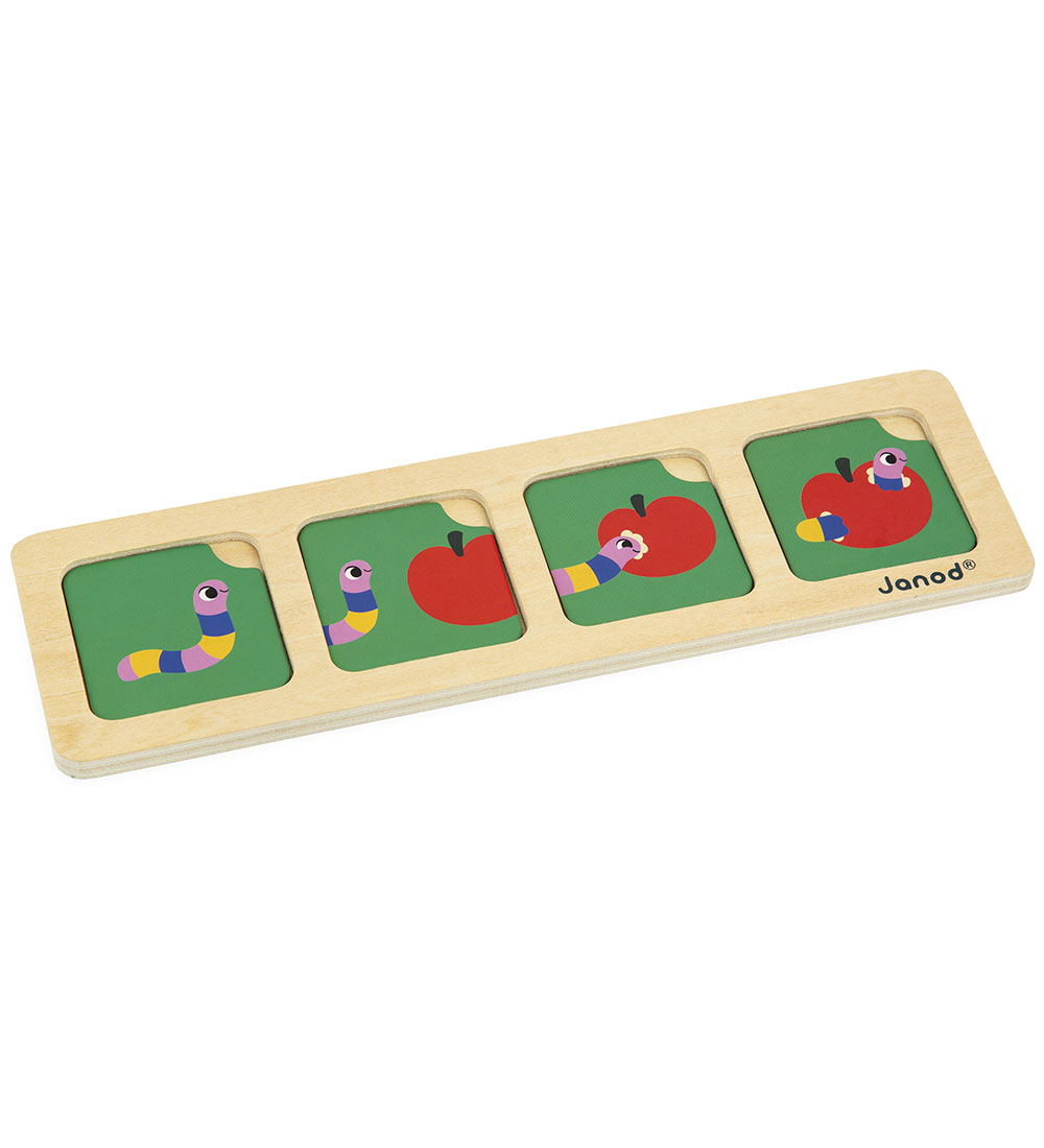 Janod Puslespil - 4x10 Brikker - Sequences Cards - Haven