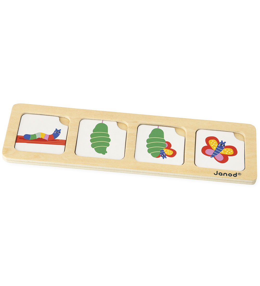 Janod Puslespil - 4x10 Brikker - Sequences Cards - Haven