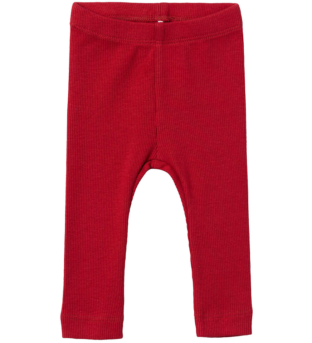 Name It Leggings - Rib - NmmKabo - Jester Red