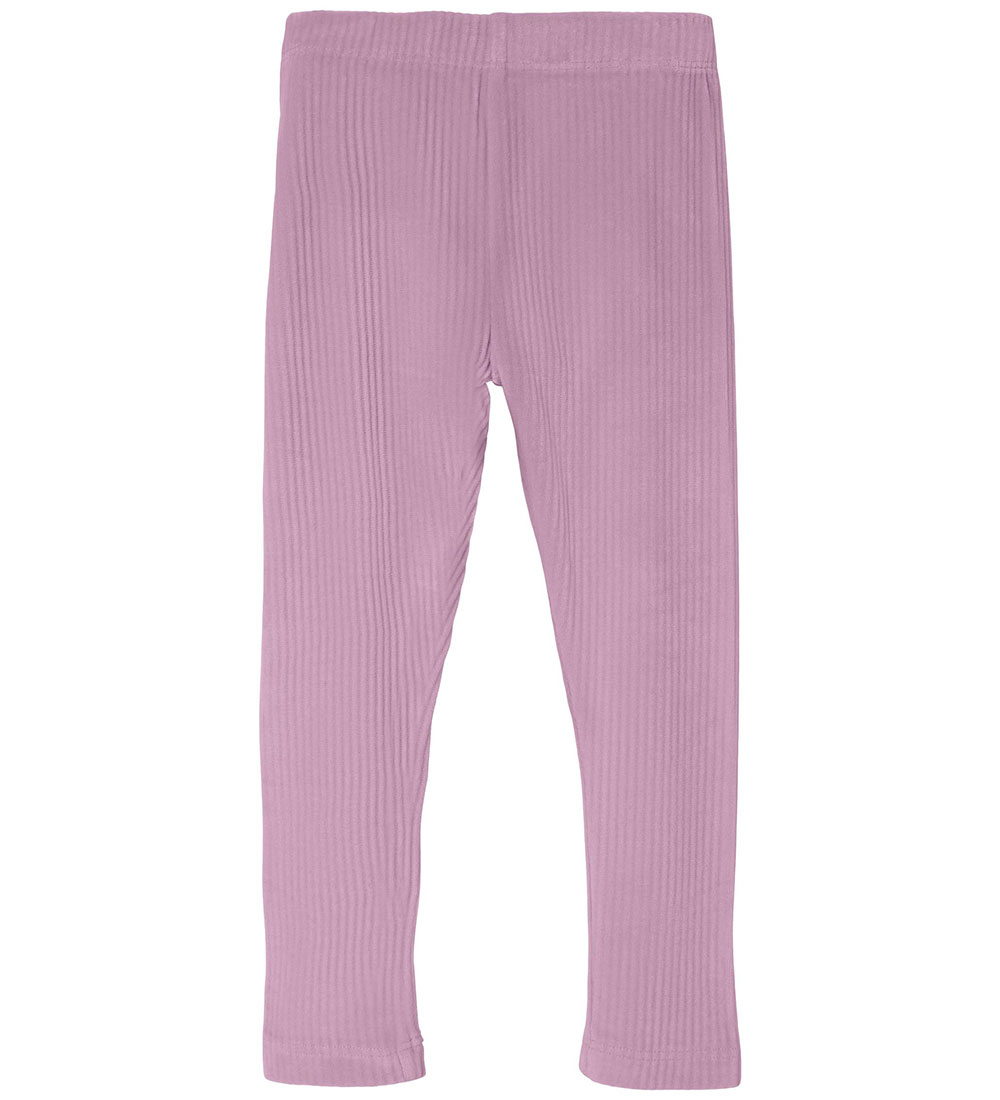 Name It Leggings - Velour - NmfVeloa - Lavender Mist