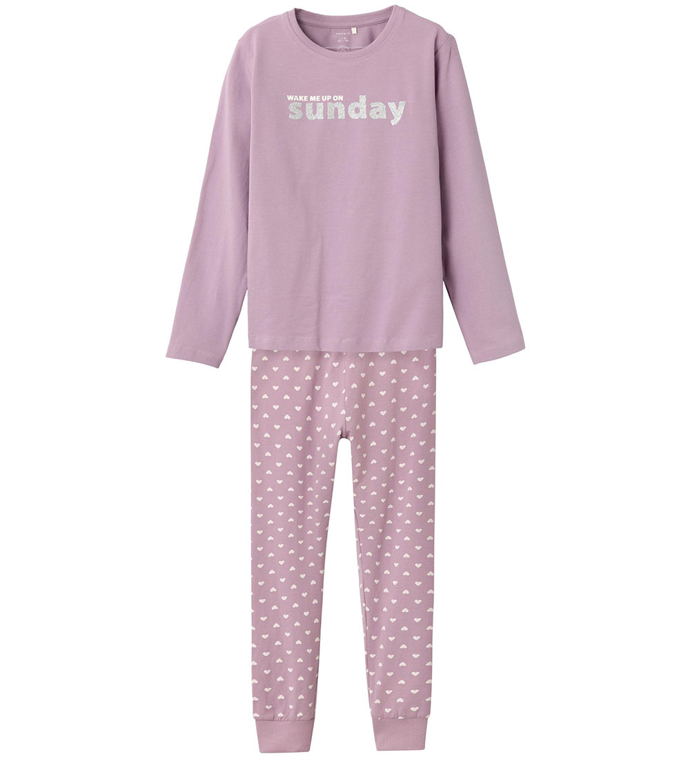 Name It Nattøj - NkfRisanne - Lavender Mist