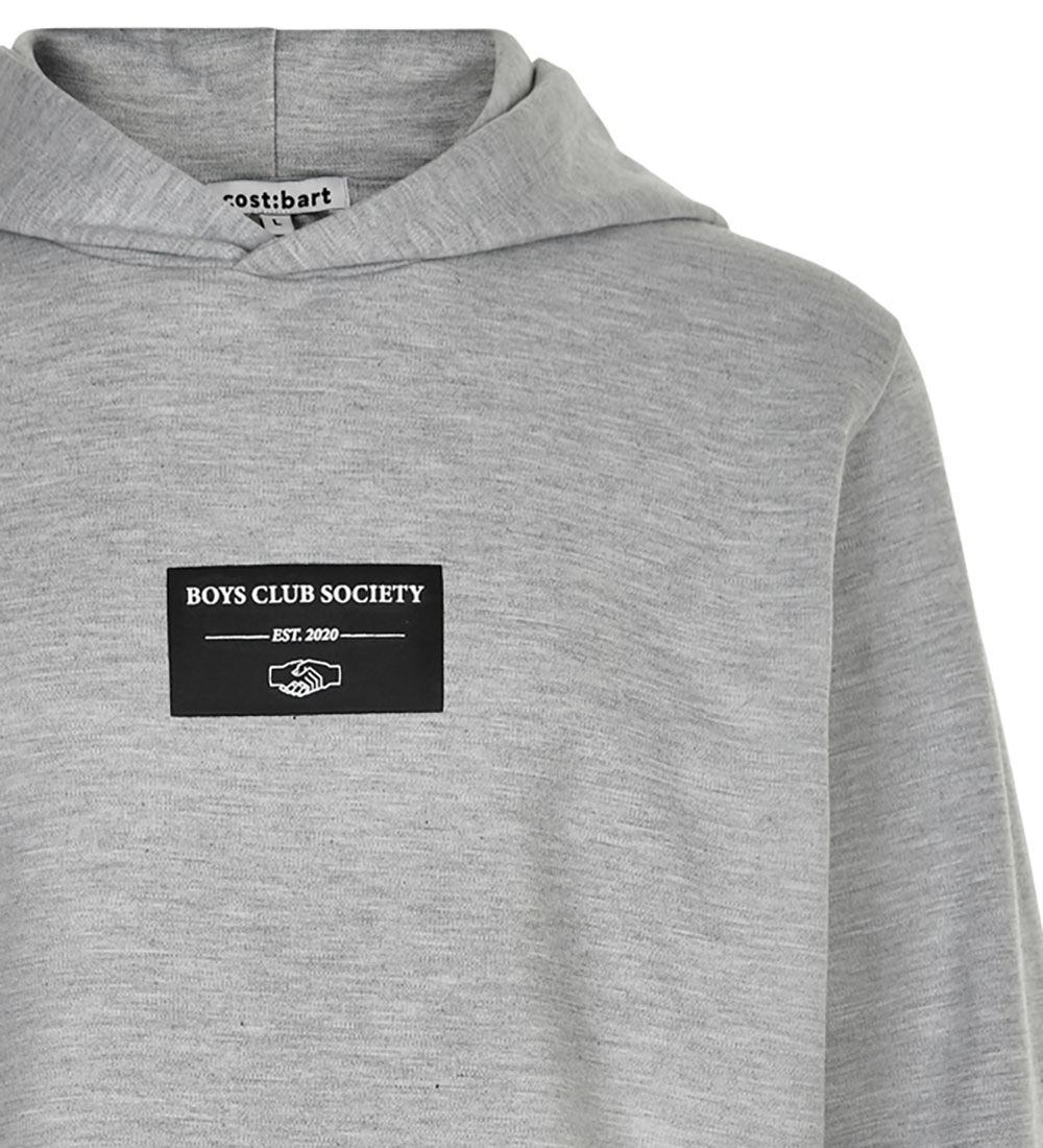 Cost:Bart Hættetrøje - Bomuld/Viskose - CBPace - Grey Melange