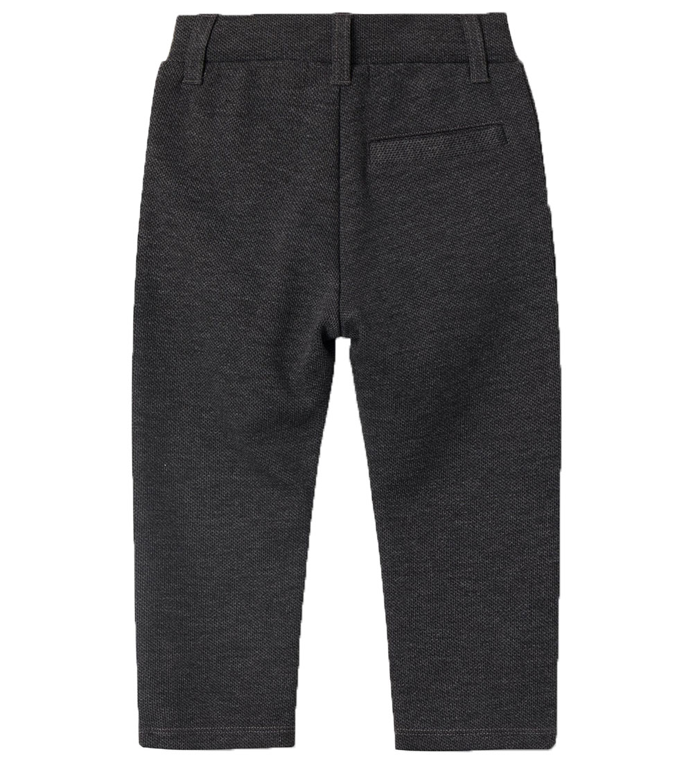 Name It Bukser - NmmRobino - Dark Grey Melange