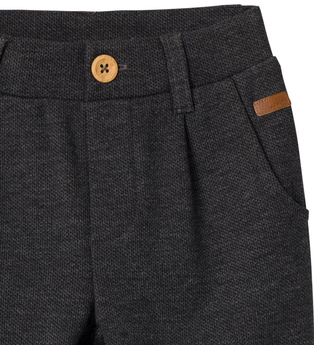 Name It Bukser - NmmRobino - Dark Grey Melange