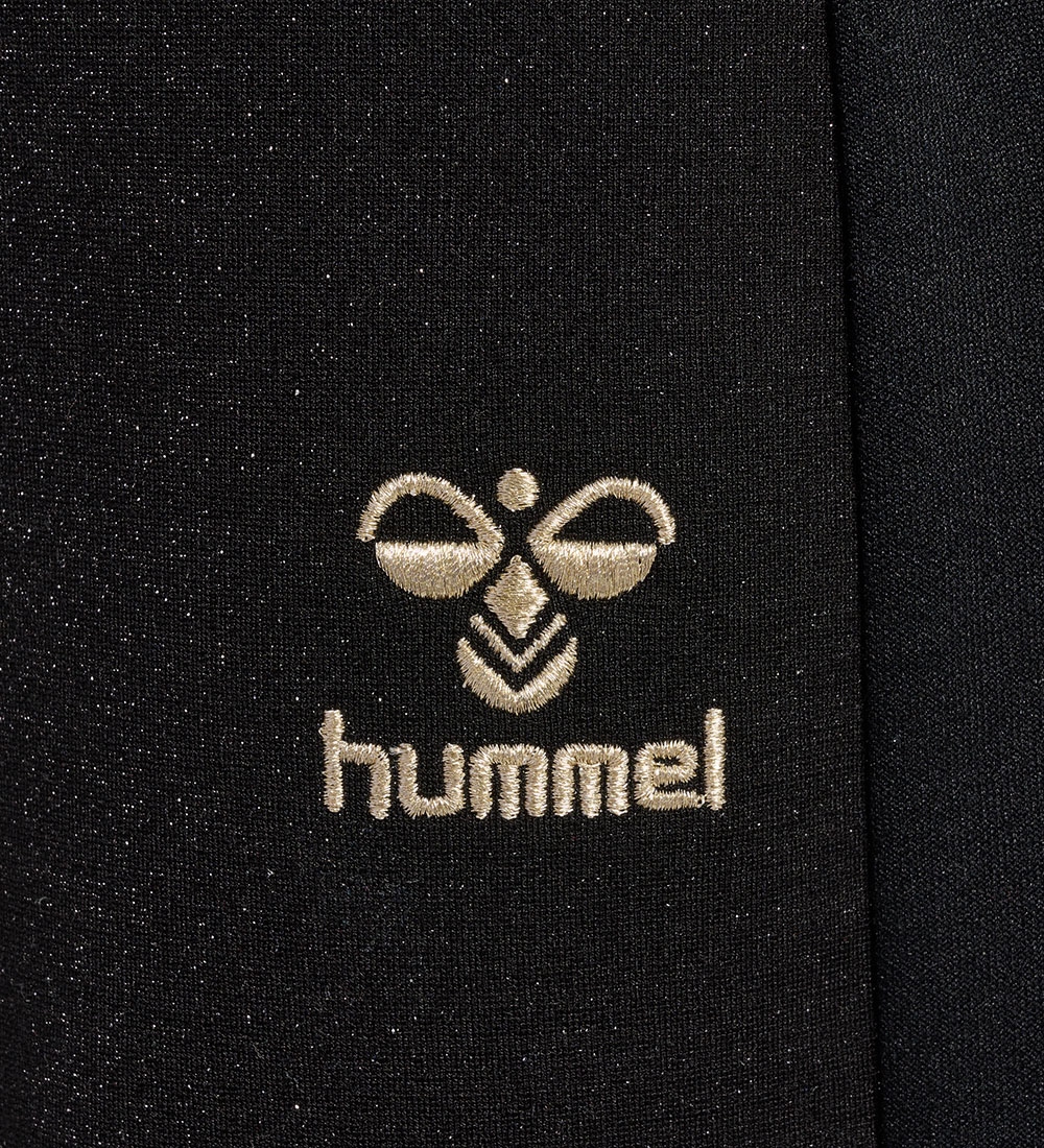 Hummel Bukser - hmlMagda - Sort m. Sølvglimmer