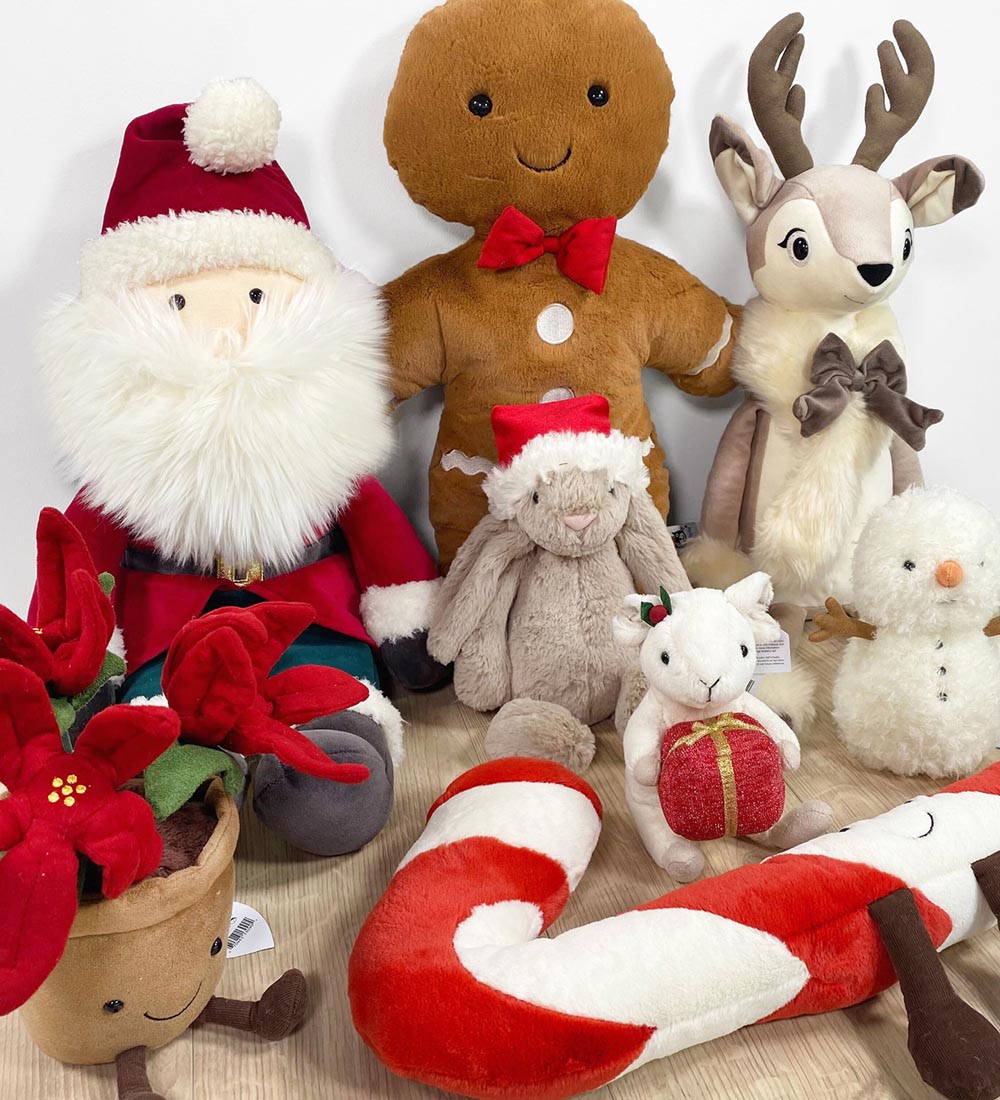 Jellycat Bamse - 31x12 cm - Bashful Christmas Bunny