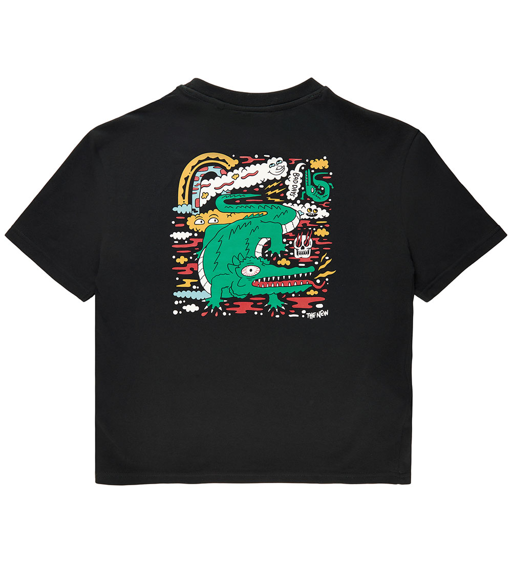 The New T-Shirt - TnIdon - Black Beauty m. Krokodille