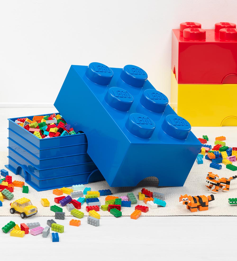 LEGO® Storage Opbevaringsboks - 6 Knopper - 37,5x25x18 - Bright