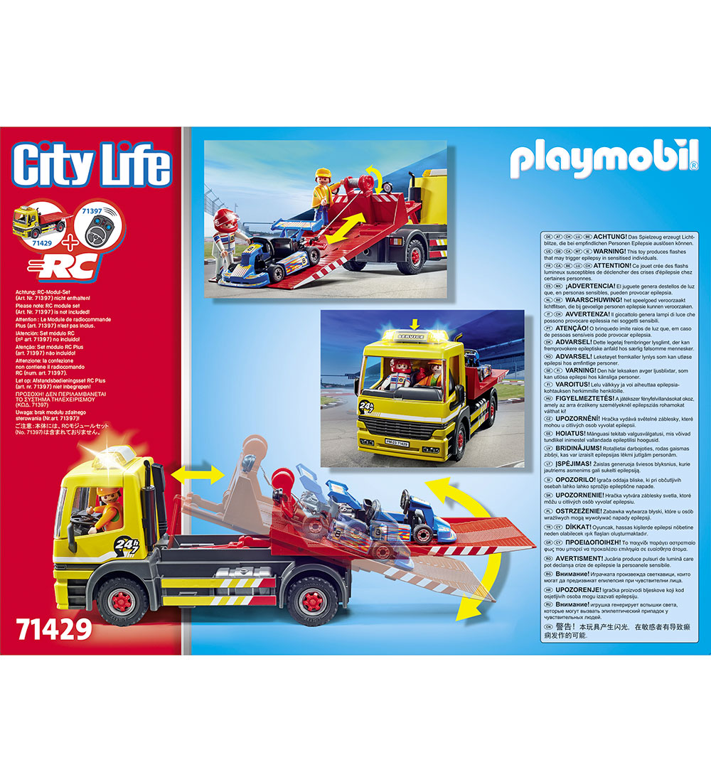 Playmobil City Life - Bugseringsservice - 71429 - Lys - 54 Dele