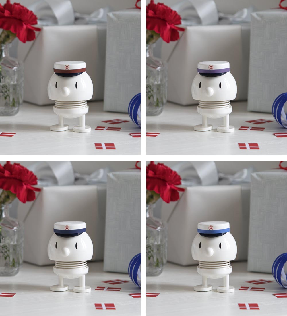 Hoptimist Student Bumble - Medium - 10,5 cm - Hvid
