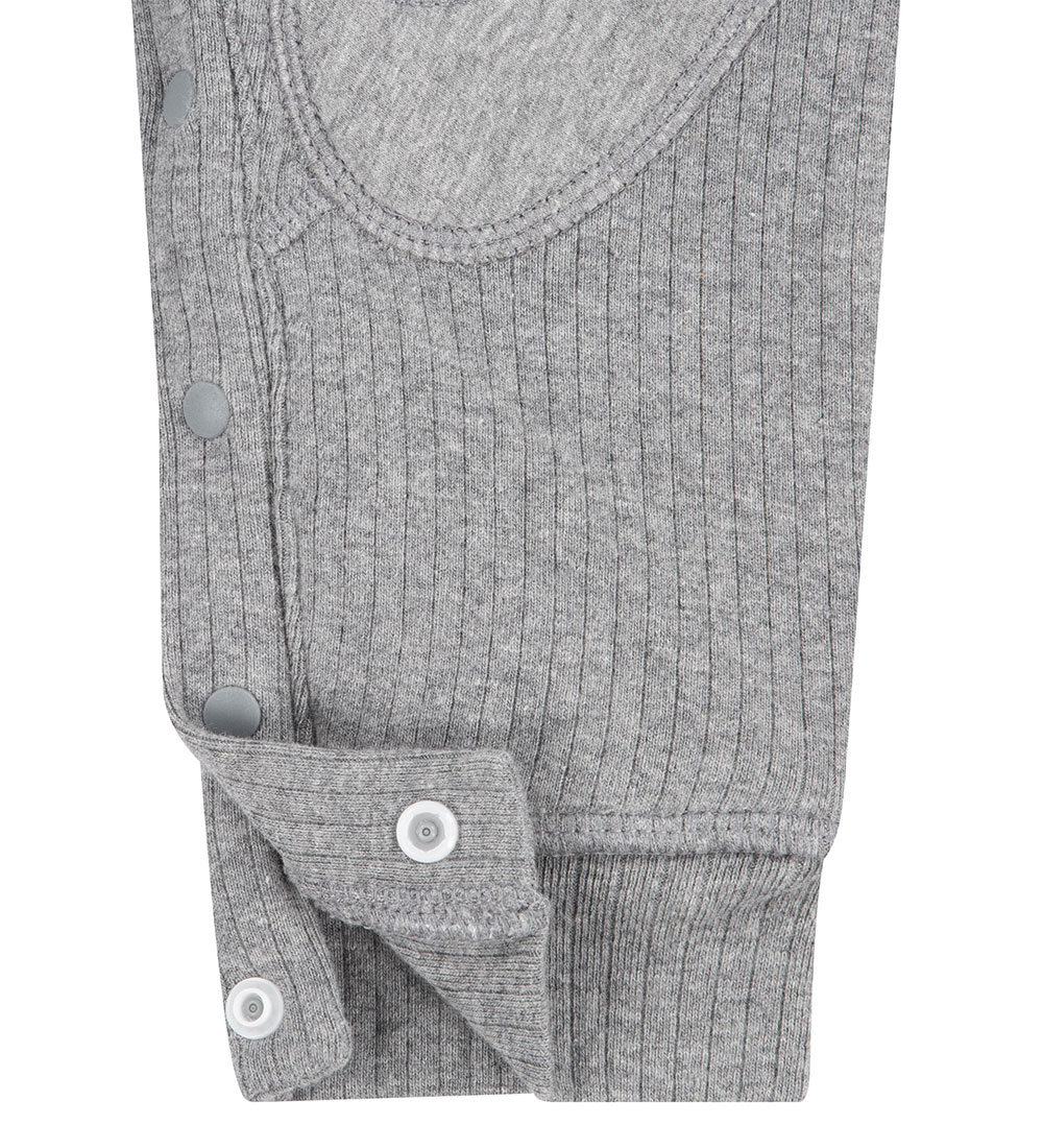 Nike Heldragt - Rib - Carbon Heather m. Logoer