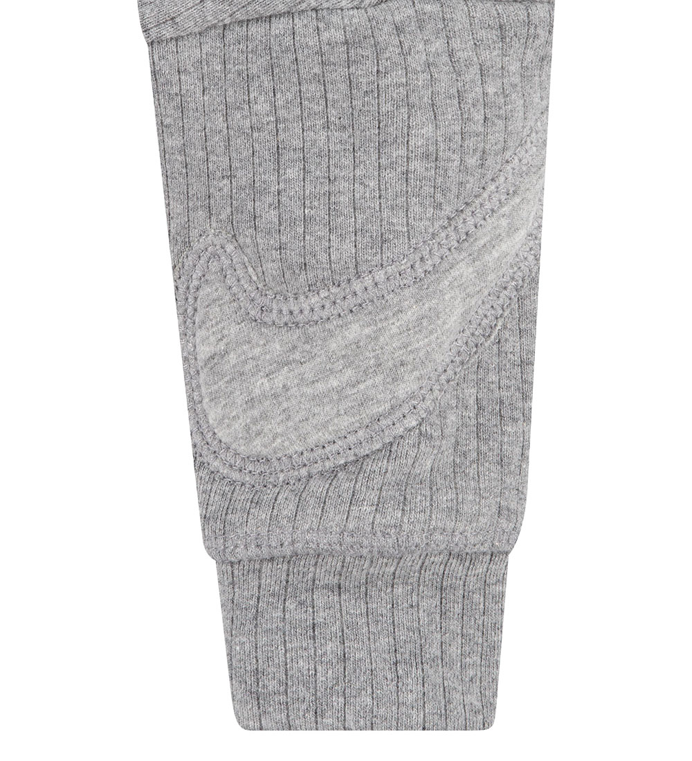 Nike Heldragt - Rib - Carbon Heather m. Logoer