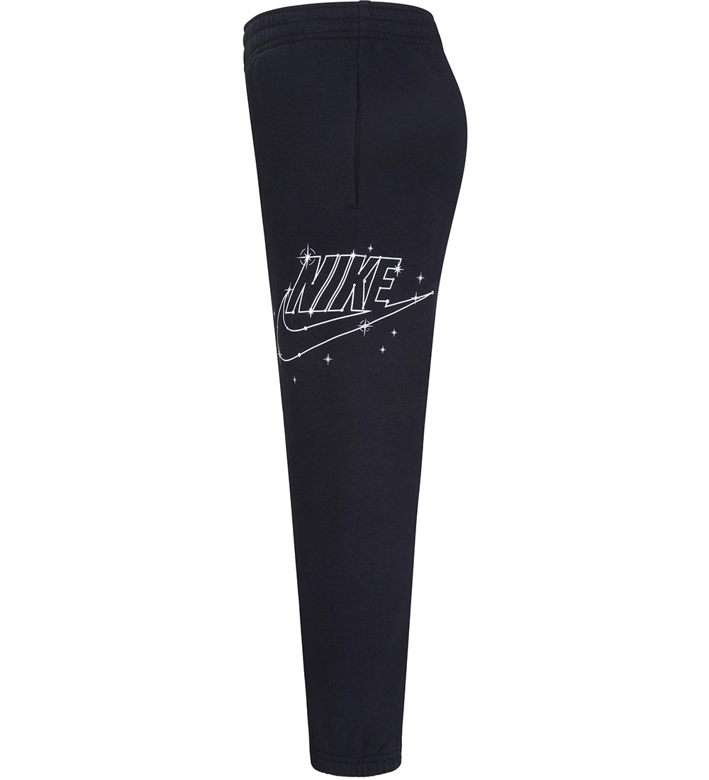 Nike Sweatpants - Sort m. Hvid/Sølv