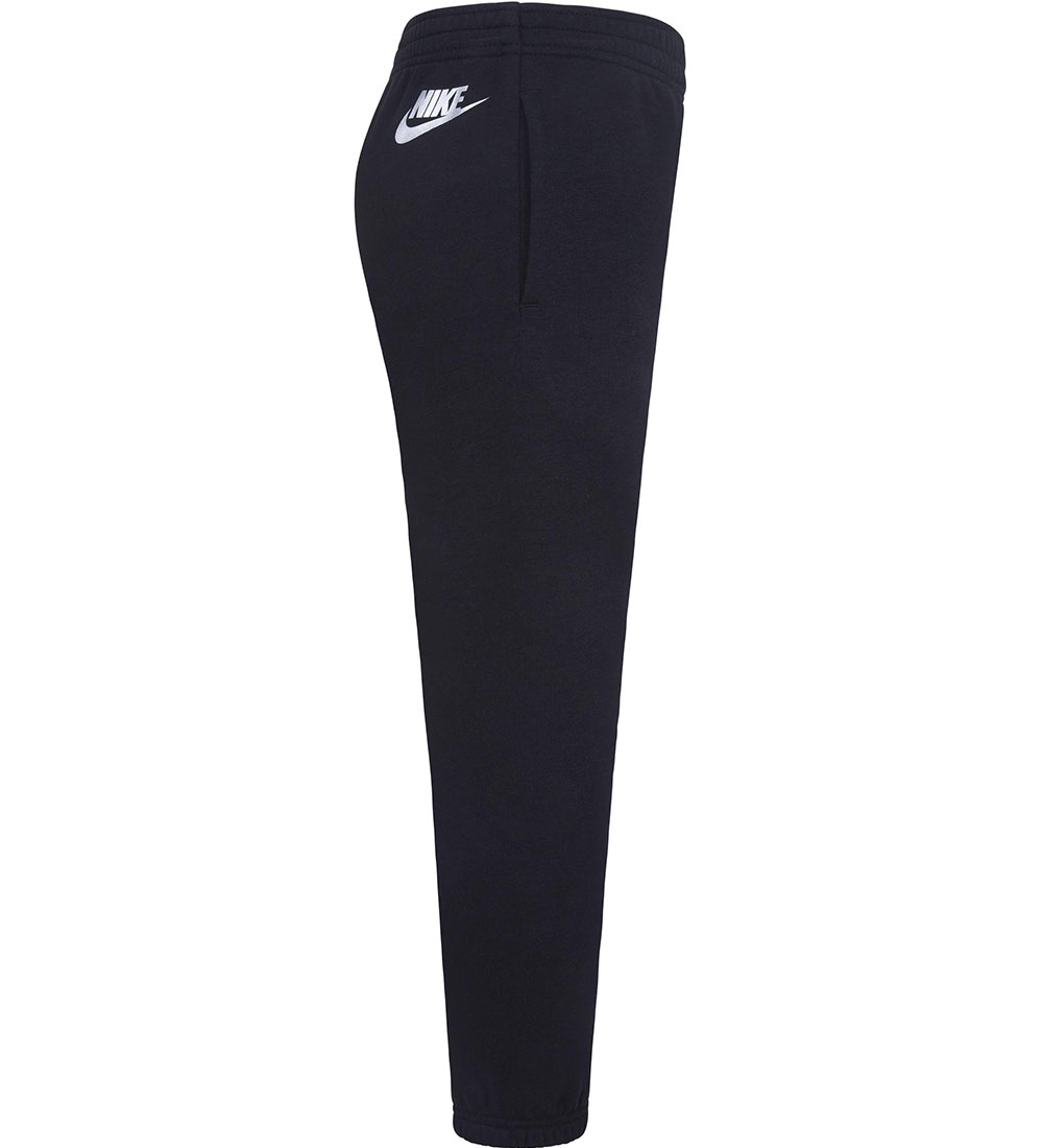 Nike Sweatpants - Sort m. Hvid/Sølv