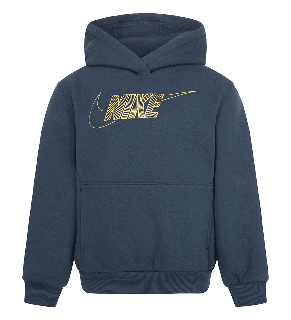 Nike Hættetrøje - Deep Jungle m. Guld