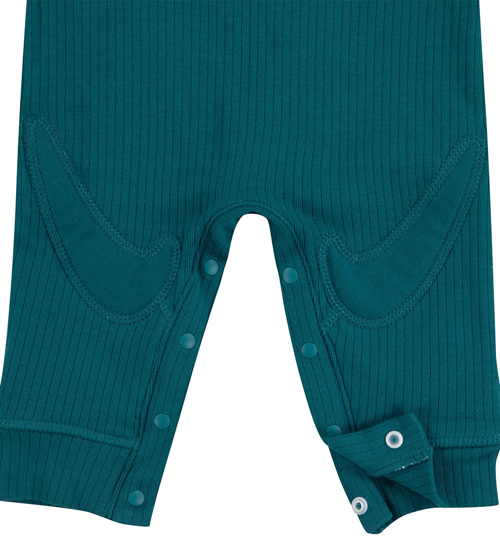 Nike Heldragt - Rib - Geode Teal m. Logoer