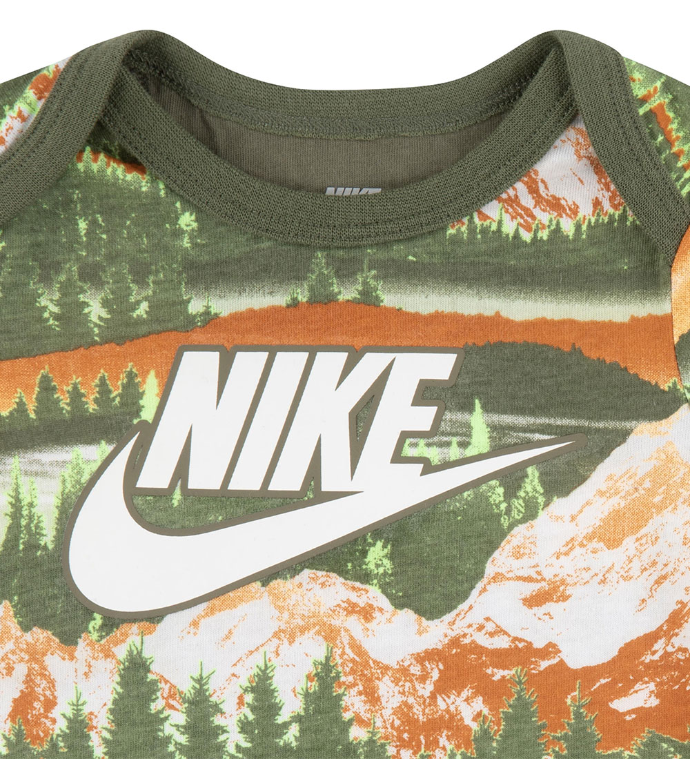 Nike Sæt - Sweatpants Body l/æ - Medium Olive/Orange