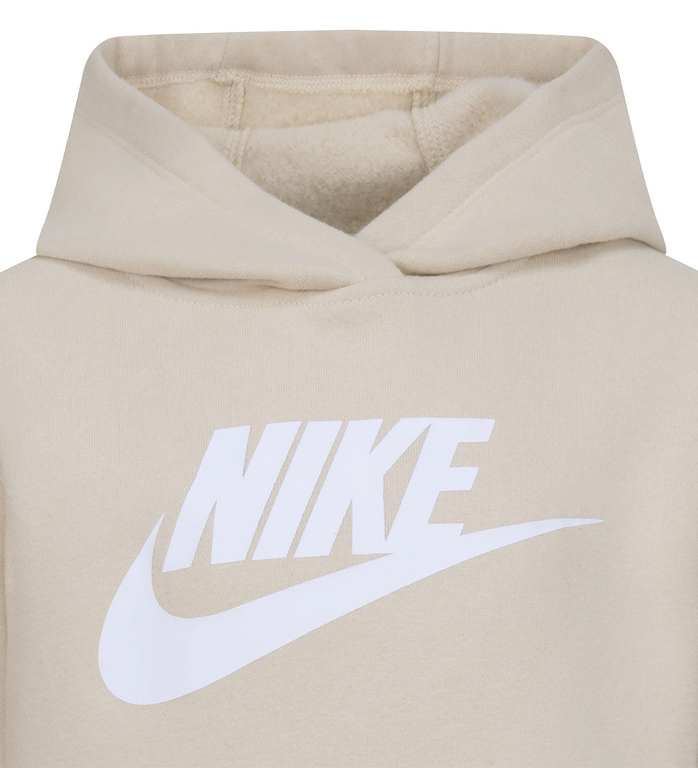 Nike Sweatsæt - Sanddrift m. Hvid